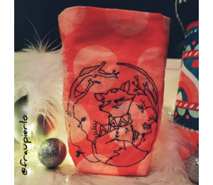 ADVENTSKALENDER 9. Dezember - Stickserie ITH - Lichtbeutel Winter Portraits